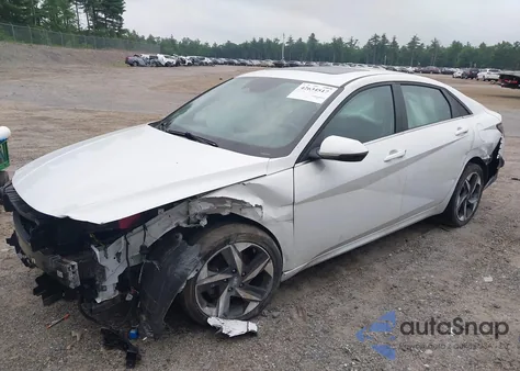 2021 Hyundai Elantra Limited from USA, damaged, VIN KMHLN4AJ4MU003877